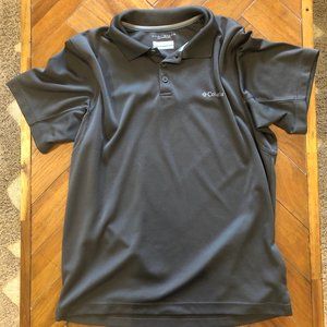 Men's Columbia Dark Gray Polo